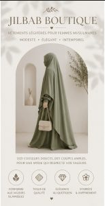 Jilbab 1 piece